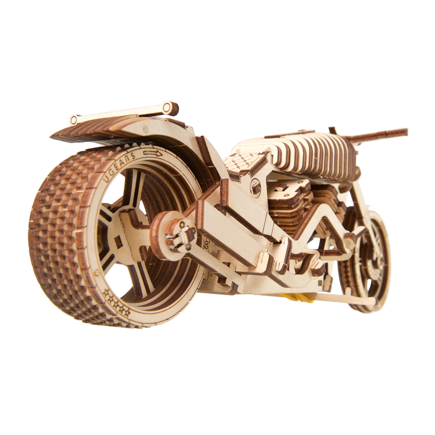 Moto VM-02 - Puzzle 3d Mécanique en bois – Image 4