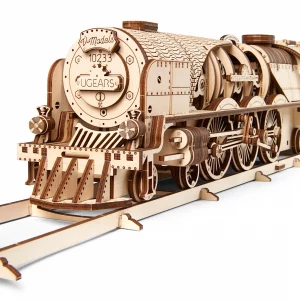 Locomotive V-Express - Puzzle 3d Mécanique en bois