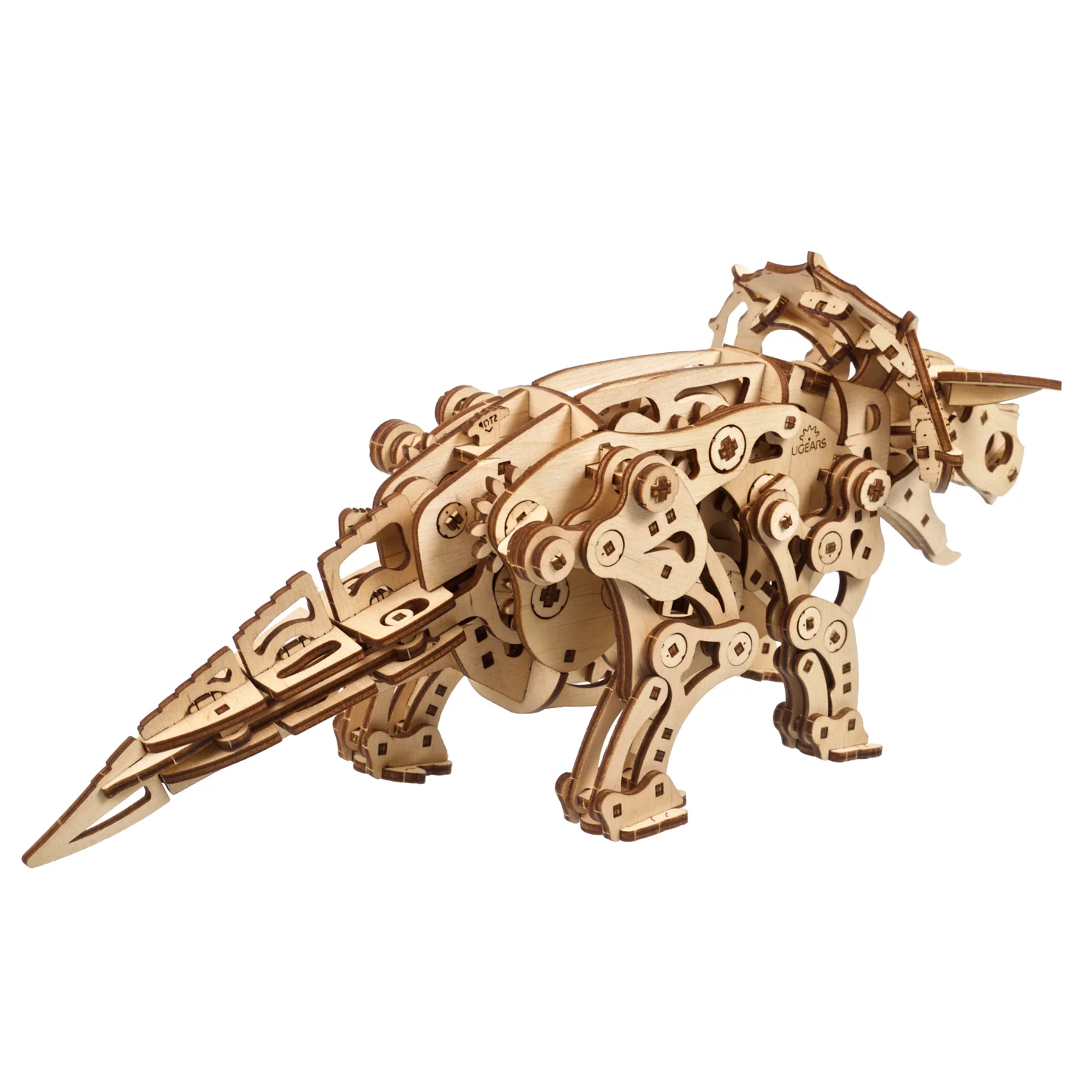 Triceratops Ugears - Puzzle 3D mécanique en bois – Image 7