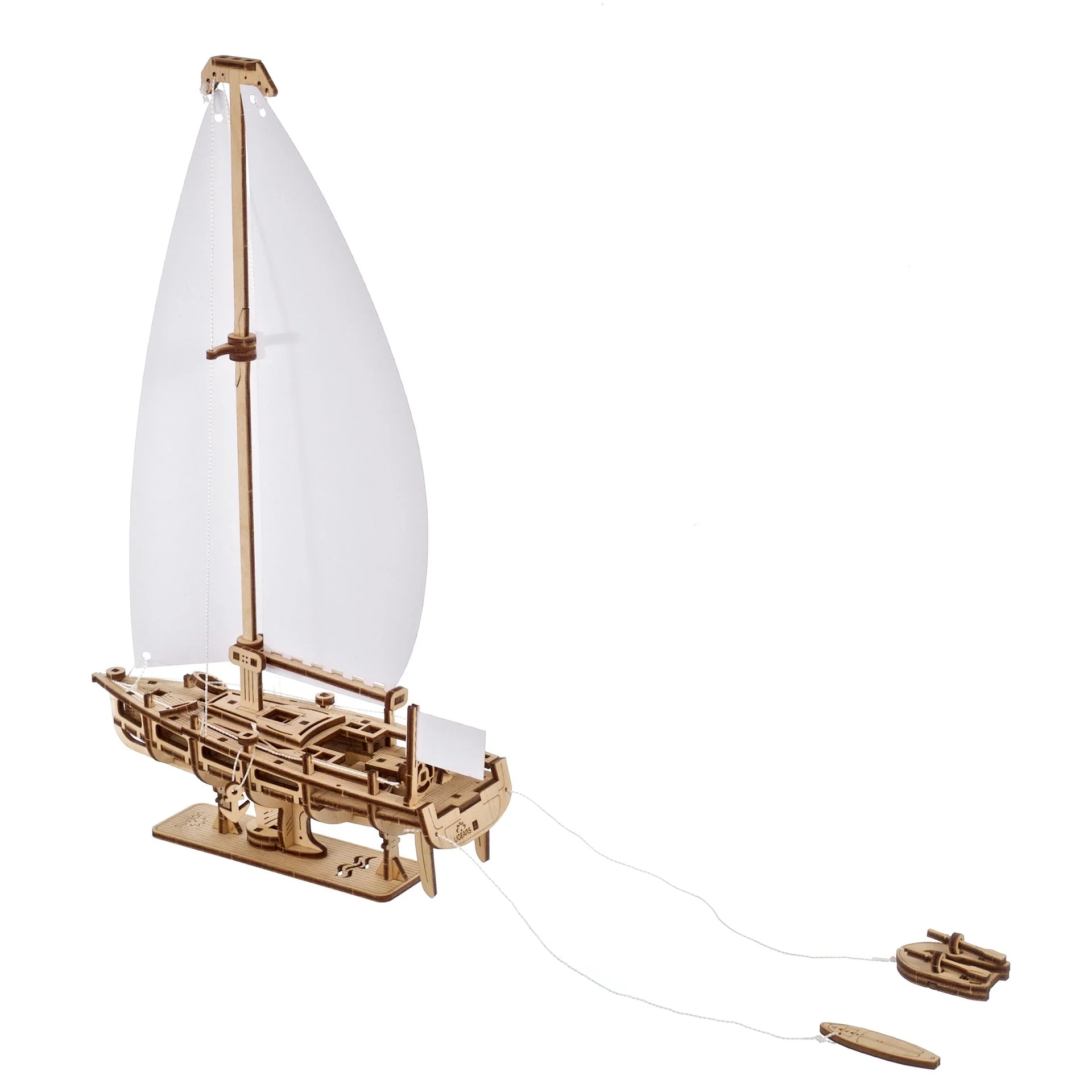 Yacht Beauté de l'océan Ugears - Puzzle 3d en bois – Image 7