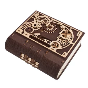 Livre des secrets Puzzle 3D mécanique en bois - Ugears