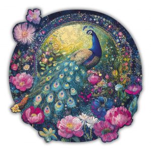 Jardin du paon Puzzle en bois