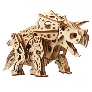 Triceratops Ugears - Puzzle 3D mécanique en bois