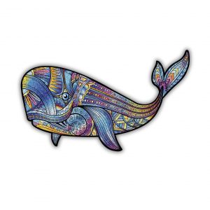 La Baleine Bleue Puzzle en bois