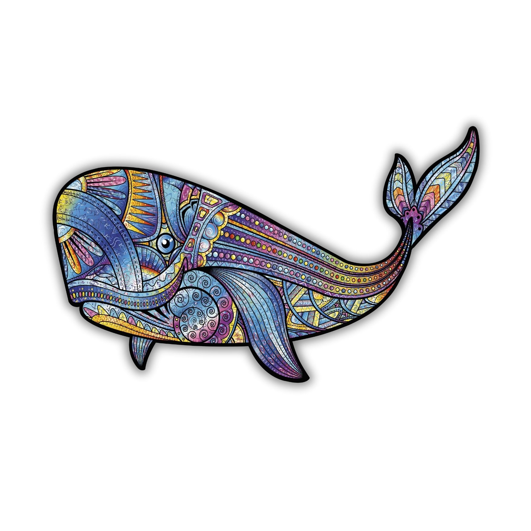 La Baleine Bleue Puzzle en bois