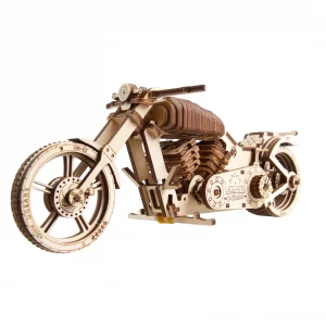 Moto VM-02 - Puzzle 3d Mécanique en bois