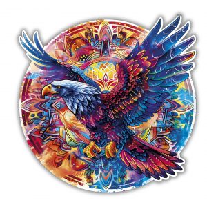 Aigle de la Liberté Puzzle en bois