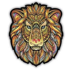 Le Lion Majestueux Puzzle en bois