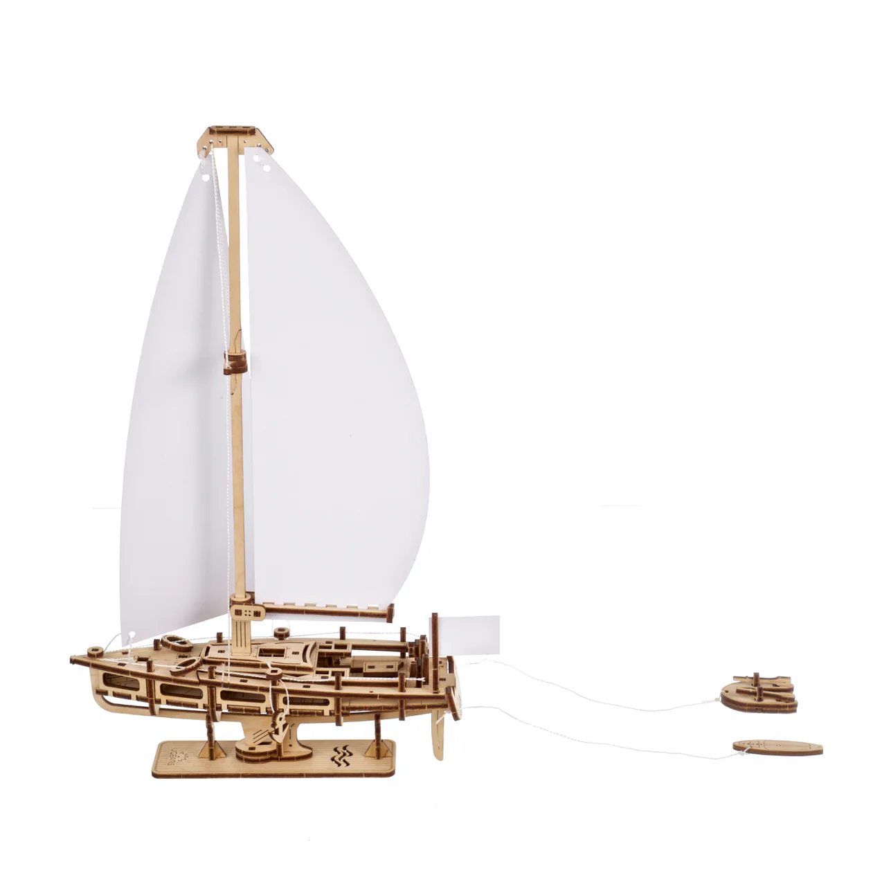 Yacht Beauté de l'océan Ugears - Puzzle 3d en bois – Image 5