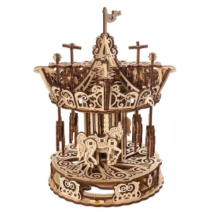 Puzzle 3D Manège - Merveille mécanique en bois Ugears