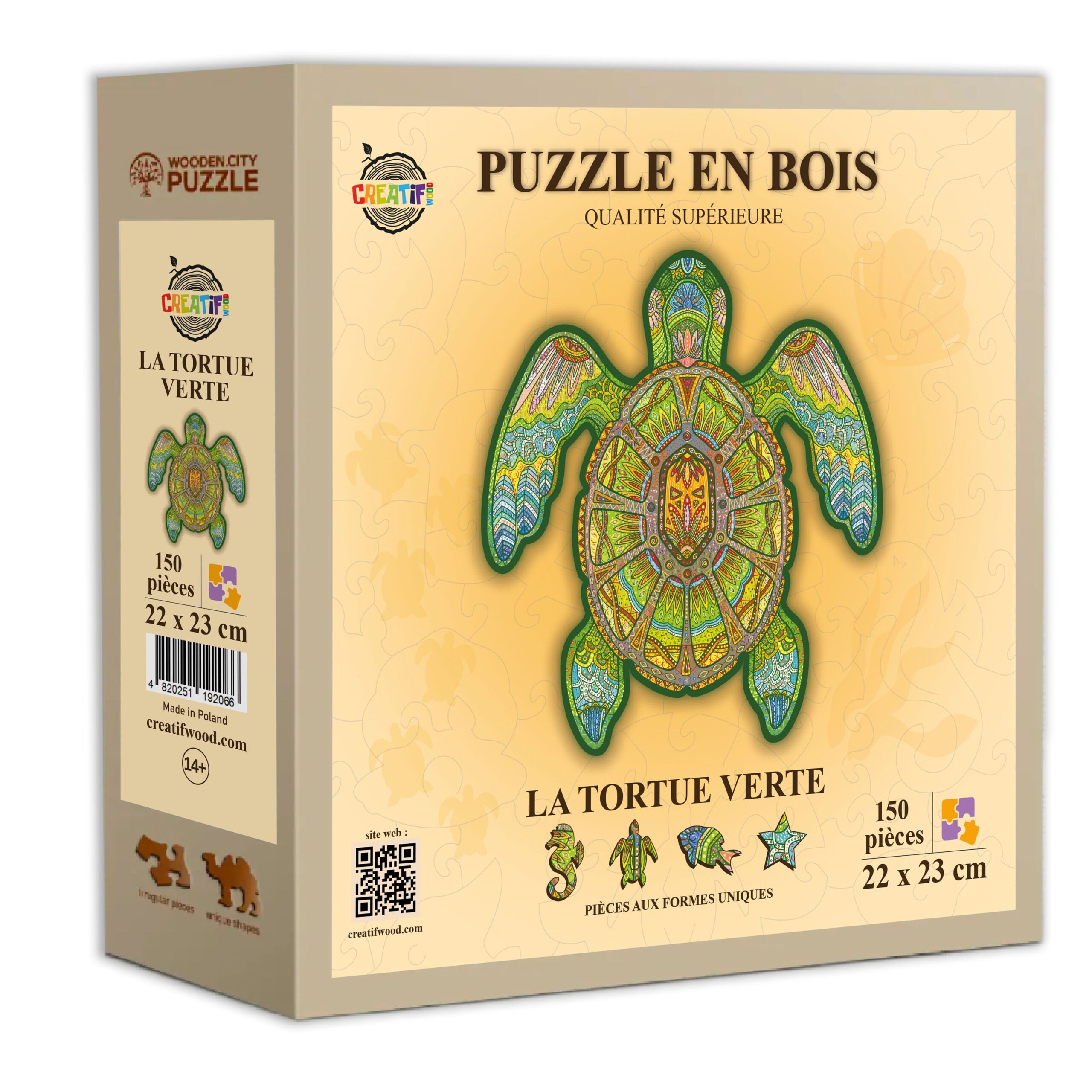 La Tortue Verte Puzzle en bois – Image 3