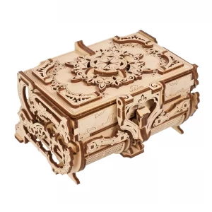 Boîte Antique UGEARS - Puzzle 3d Mécanique en bois