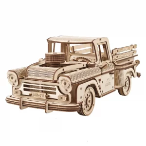 Pick-up Bûcheron UGEARS - Puzzle 3D Mécanique en bois