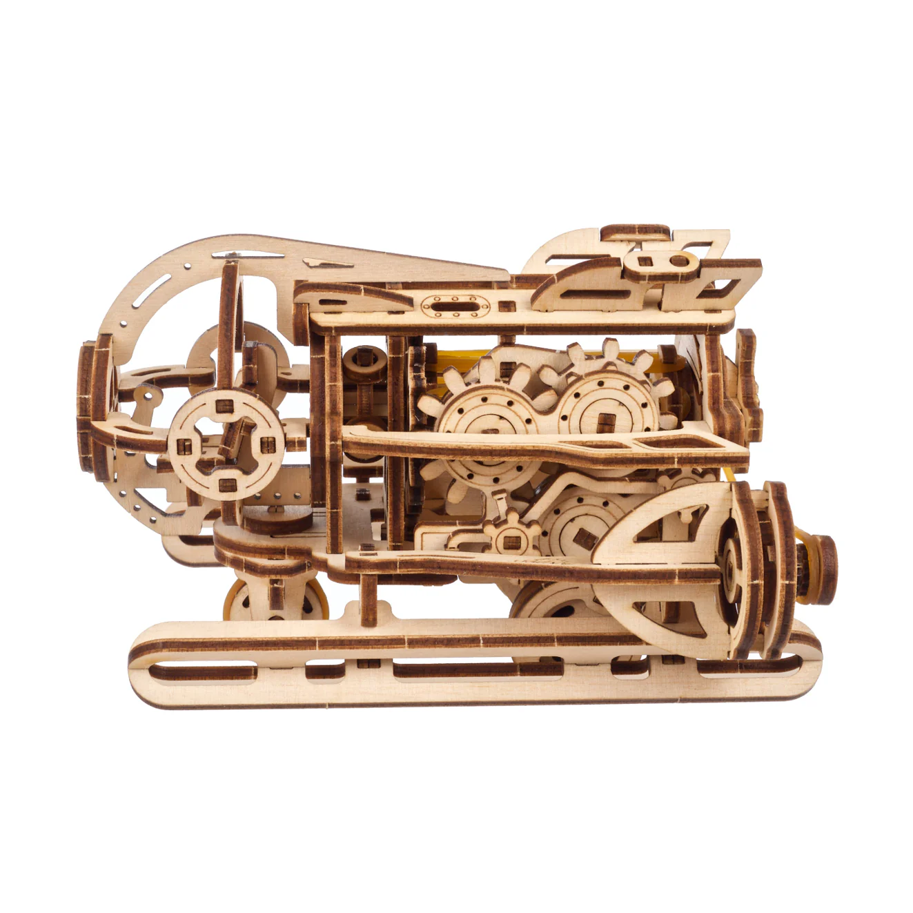 Sous-marin Steampunk - Puzzle 3D mécanique en bois – Image 8