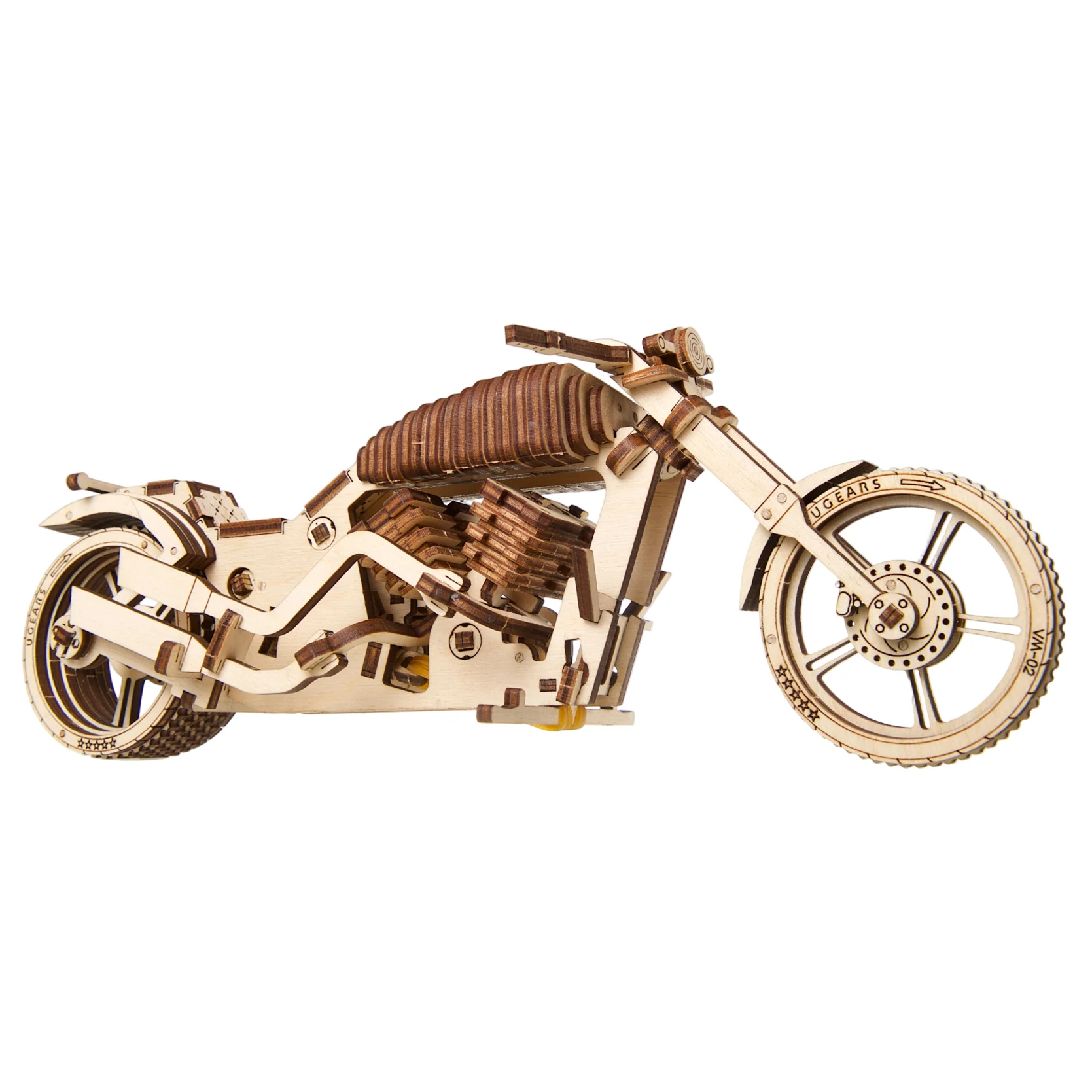 Moto VM-02 - Puzzle 3d Mécanique en bois – Image 5