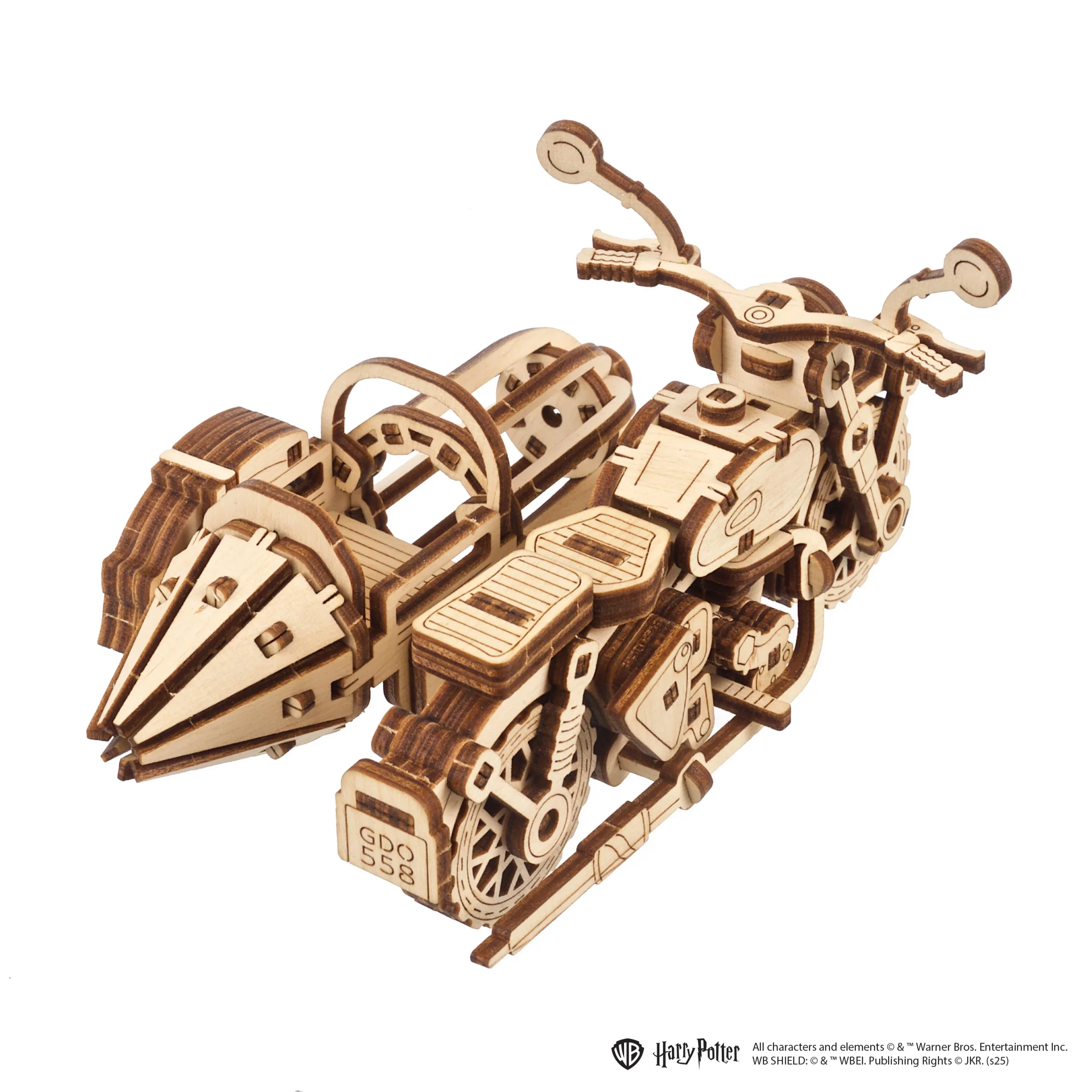 Moto volante de Hagrid Ugears - Puzzle 3D mécanique en bois – Image 6