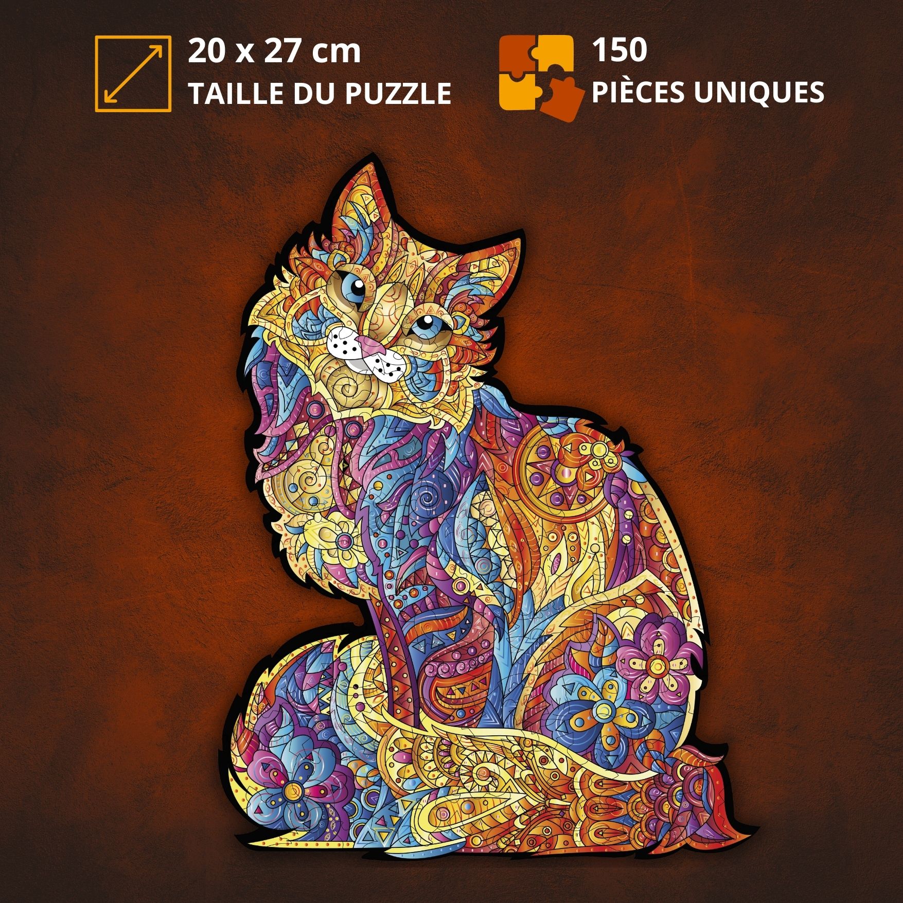 Le Tendre Chat Puzzle en bois – Image 2