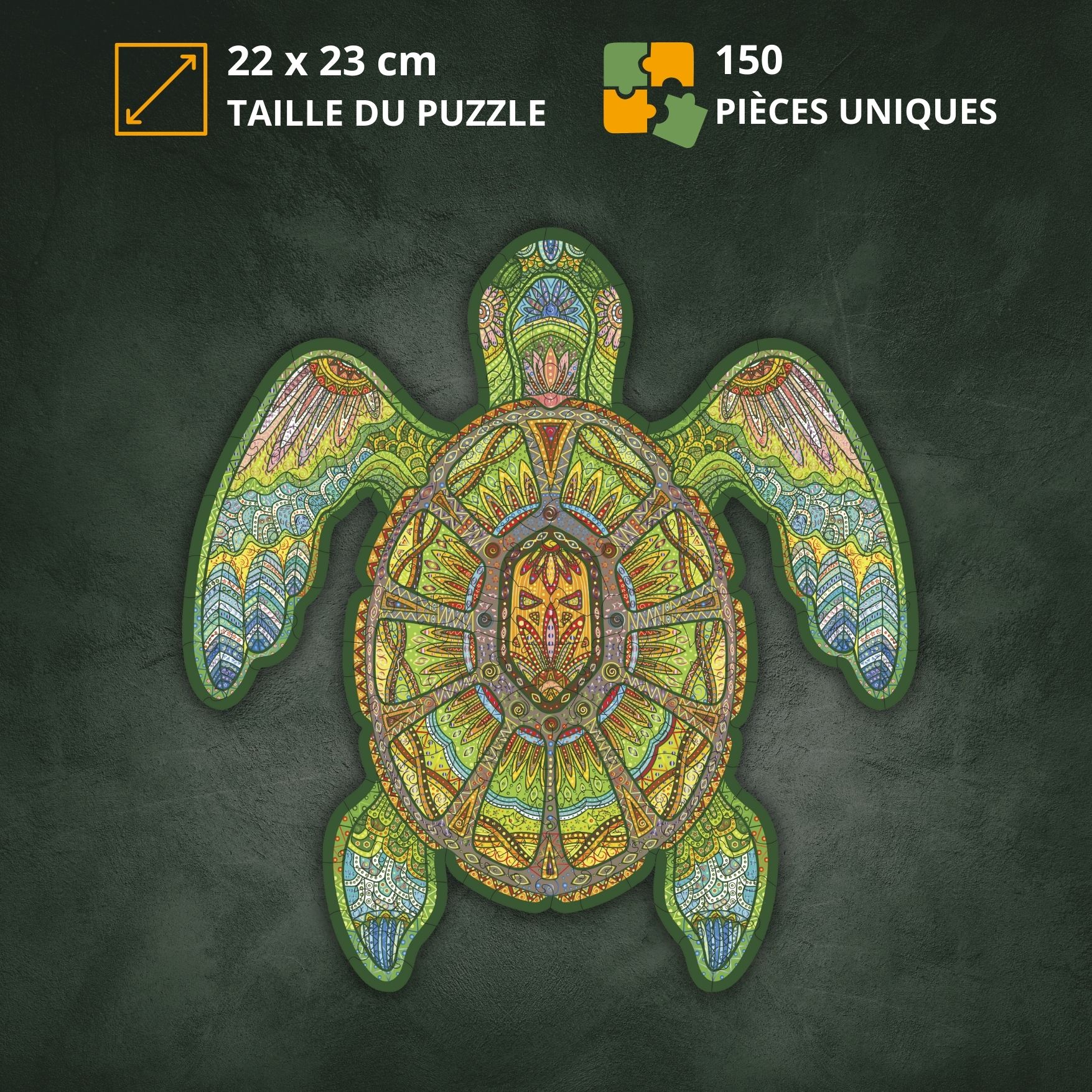 La Tortue Verte Puzzle en bois – Image 2