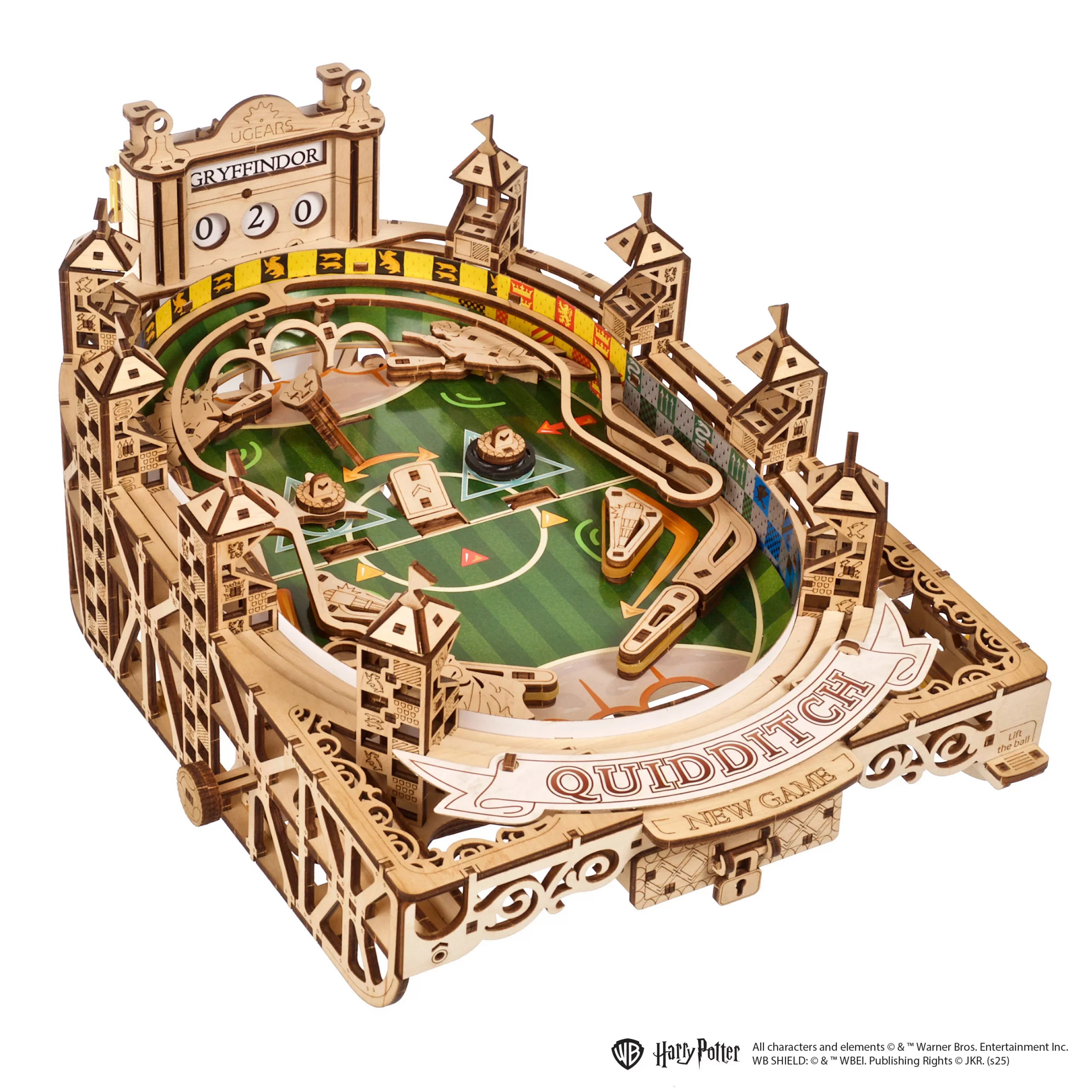 Flipper Quidditch Ugears - Puzzle 3D mécanique en bois