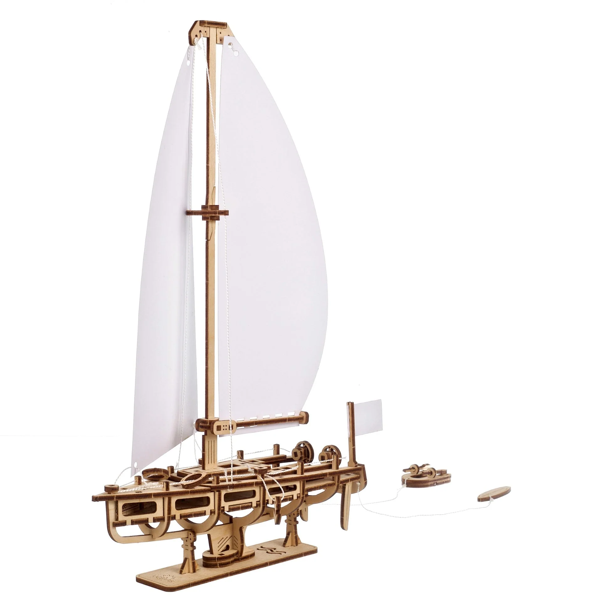 Yacht Beauté de l'océan Ugears - Puzzle 3d en bois