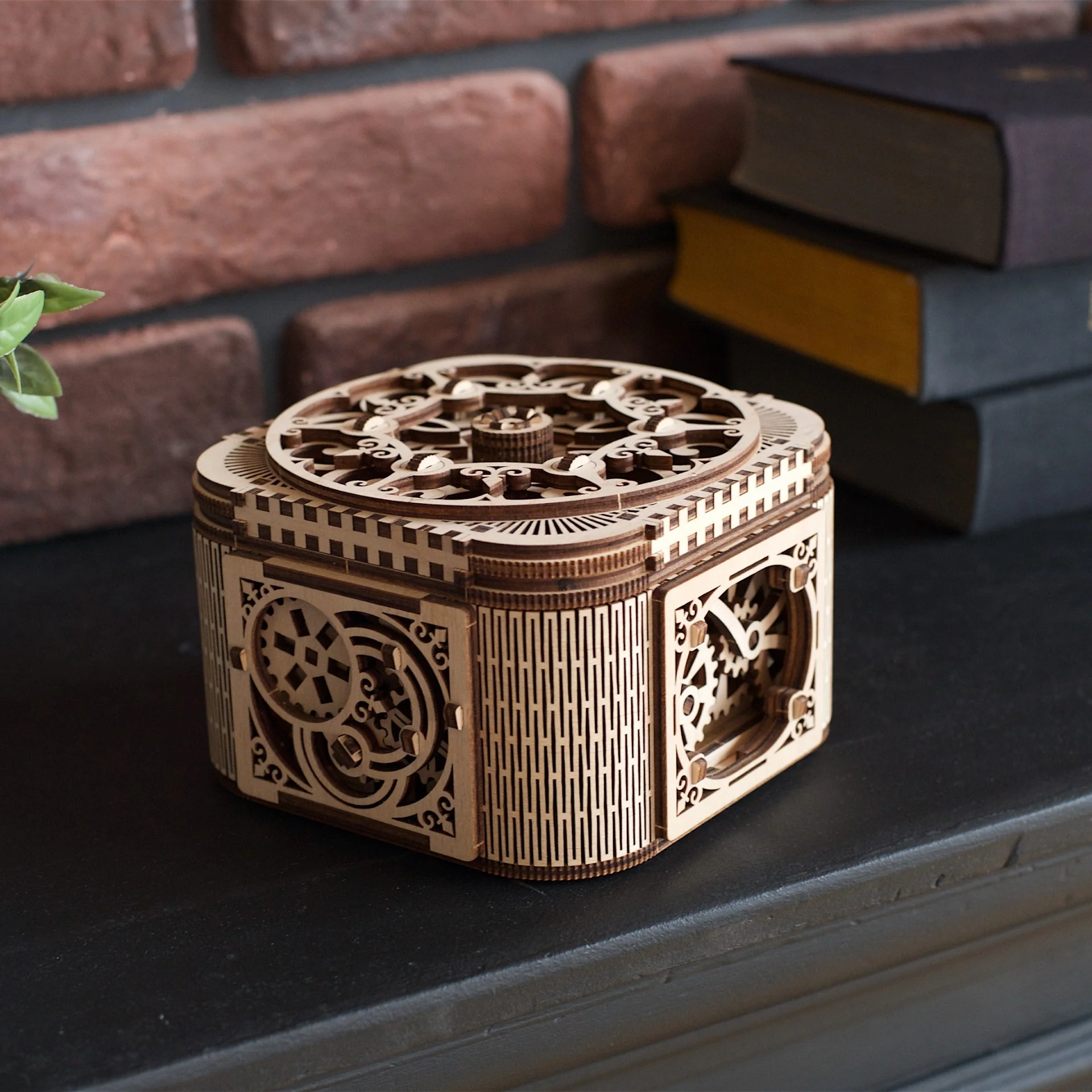 Écrin à Secrets UGEARS – Puzzle 3D Mécanique en bois – Image 8