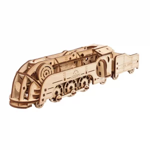 Mini Locomotive Ugears - Puzzle 3D mécanique en bois