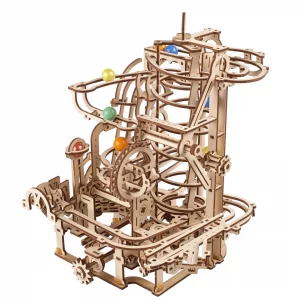 Palan à spirale pour piste de billes Puzzle 3D mécanique en bois - Ugears