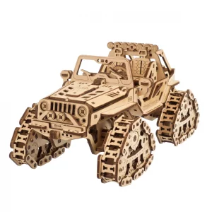Véhicule tout-terrain Ugears - Puzzle 3D mécanique en bois