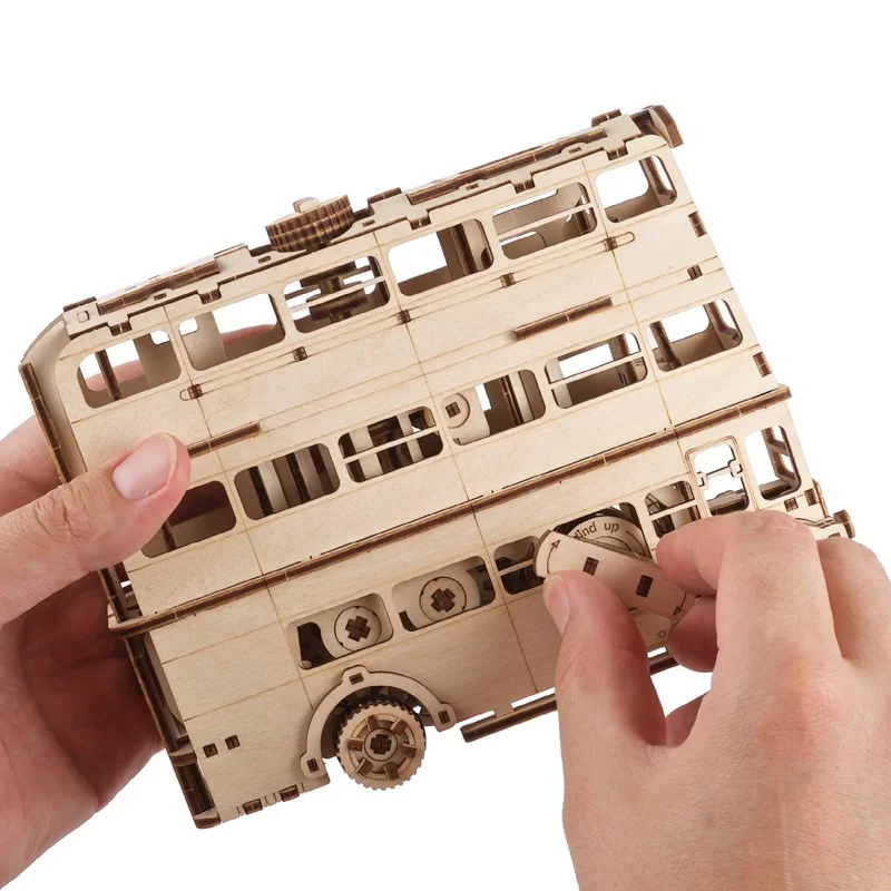 Le Magicobus - Puzzle 3D Mécanique en bois
