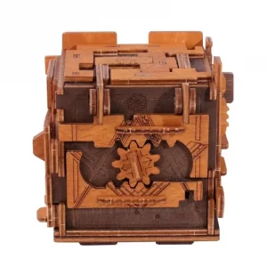 Escape Room Puzzle Box : Secret of the Templars mechanical model - Wooden.City
